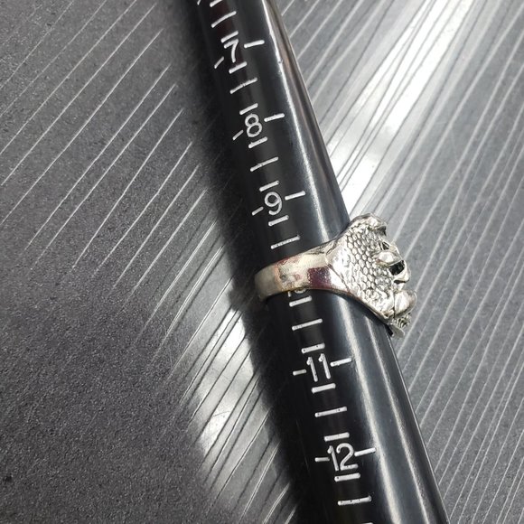 1/$10, 2/$15 -  Men's size 10 Silver-tone Skull Ring Fashion Jewelry - Picture 5 of 5